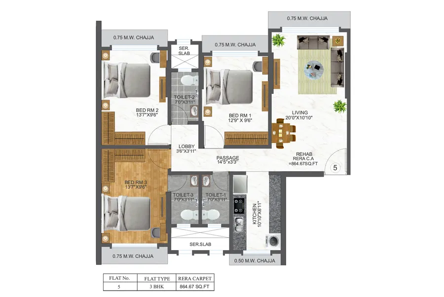 1/2 BHK Flats in Borivali East